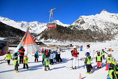 Kinder Skischule Schnalstal